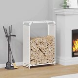  Stalak za drva bijeli 60x28x90 cm Hladno valjani čelik | shoptok.hr