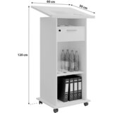 MID.YOU Stoječi Pult Meeta, Črna | Shoptok.si