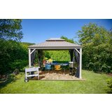  SOJAG - Aluminijski premium paviljon Messina - 298x363x292 cm - 10 81 m² | shoptok.hr