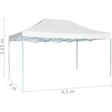  Sklopivi šator za zabave 3 x 4,5 m bijeli | Eponuda.ba