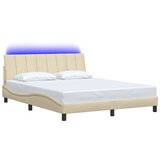  Okvir za krevet bez madraca Hanko krem 160x200 cm od tkanine | Eponuda.ba