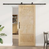vidaXL Drsna vrata s kompletom opreme 'ORKDAL'Trd bor | Shoptok.si