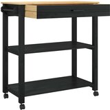  Kuhinjski kolica MONZA Crna 84 x 40 x 88,5 cm | Eponuda.ba