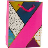  Paper Gift Bag Geometric Patterns 23 x 18 x 10.5 cm | Shoptok.si