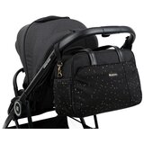  KikkaBoo torba za prematanje Chelsea Confetti crna | shoptok.hr