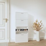 vidaXL Ormarić za cipele sjajni bijeli 59x17x150 cm konstruirano drvo Cijene