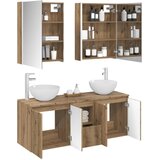  Set ormarića za kupaonicu 5 pcs Hrast artisan 53 x 15,5 x 70 cm | Shoptok.si