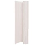 vidaXL Dvostranska vrtna ograja 110x400 cm bela Cene
