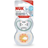 Nuk tolažilna duda - silikon 6-18m, 2 kos/box space | Shoptok.si