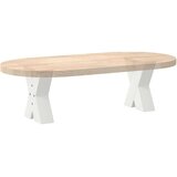  Noge za klubsko mizico v obliki črke X, 2 kosa, bele, 30 x (30-31) cm, jeklo, (22124010) | Shoptok.si