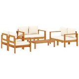  5-dijelna set vrtnih sofa od masivnog drva bagrema s jastucima | shoptok.hr