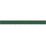 vidaXL 9-panelni vetrobran tkanina 1200x120 cm zelen | Shoptok.si