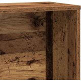 vidaXL Knjižna omara starinski les 60x24x120 cm inženirski les | Shoptok.si
