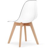  KITO stolica prozirna / prirodne noge x 3 | shoptok.hr