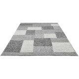 Linea Natura ročno tkana preproga nordic 160/230 cm tkano siva, temno siva | Shoptok.si