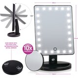 Rio 24 LED Mirror kozmetičko ogledalce s LED pozadinskim osvjetljenjem 1 kom | shoptok.hr