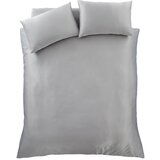 Catherine Lansfield Siva satenska posteljina za bračni krevet/za produženi krevet 230x220 cm Silky Soft – Cijene