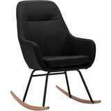  Stolica za ljuljanje od tkanine crna | shoptok.hr