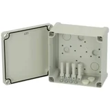 Fibox Enclosure, PC Grey cover 5824041 univerzalno kućište 130 x 130 x 75 polikarbonat svijetlosiva (RAL 7035) 1 St.