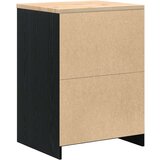 vidaXL Garažna omara za shranjevanje črna 60x51x85 cm trdna borovina | Shoptok.si