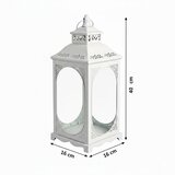 Dekorativna lanterna ROSEHILL 40 cm bela | Eponuda.com