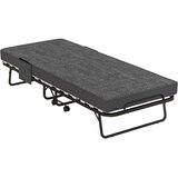 HOMCOM zložljiva postelja poliester, jeklo 190D x 80Š x 42V cm temno siva, (5000234849) | Shoptok.si