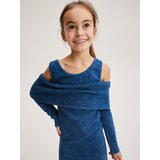 Reserved - Haljina isprana izgleda - plava | shoptok.hr