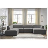 Bobochic Paris Tamno siva kutna garnitura (s lijevim kutom/u obliku slova "U") Megeve – | shoptok.hr
