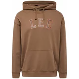 Lee Sweater majica smeđa / crvena / crna