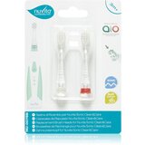 Nuvita Sonic Clean&Care Replacement Brush Heads nadomestne glave za sonično baterijsko zobno ščetko za dojenčke Medium 12m+ 2 kos Cene