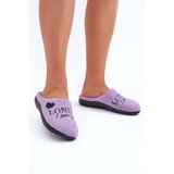 Inblu Home Footwear Ladies Slippers With Print And Fur Type Lamb Purple Cijene