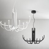  Ondaluce - LED prigušiva luster na sajli NOUVEAU LED/35W/230V pr. 78 cm crna | Eponuda.com