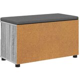 Haldna klop z blazino s predalom Siva Sonoma 80 x 38 x 46 cm, (5000155707) | Shoptok.si