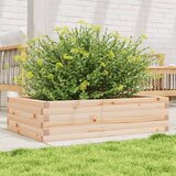 vidaXL Vrtno cvetlično korito 90x60x23 cm trdna borovina | Shoptok.si