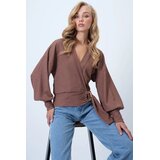 Trend Alacati Stili Ženska bluza Alc-X14505, Braon | Eponuda.com