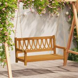  Ljulska klupa za vrt Prirodna 110 x 56 x 58 cm | shoptok.hr