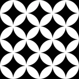 district circles black 20x20cm