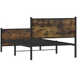 Metalni okvir kreveta bez madraca boja hrasta 100x200 cm | shoptok.hr
