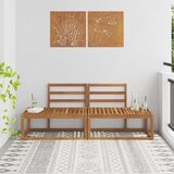 Vanjski krajnji kauč 2 Komad Prirodna 182,5 x 63 x 73 cm Cijene