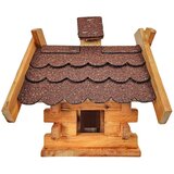  Drvena hranilica za ptice sa posudom za hranu | shoptok.hr