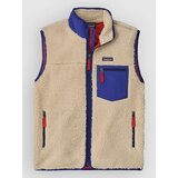 Patagonia Classic Retro-X Brezrokavnik dark natur w / cobalt blue | Shoptok.si
