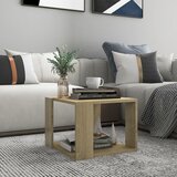 vidaXL Klubska mizica sonoma hrast 40x40x30 cm iverna plošča Cene