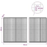  Gabion s žicom debljine 3 5 mm i mrežom 5x2 5 cm 750x30x200 cm - 30 cm 200 cm 750 cm | shoptok.hr