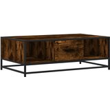  Stolić za kavu boja hrasta 100x57x35 cm od drva i metala | Eponuda.ba