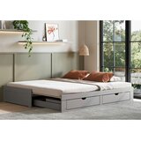 MID.YOU RAZTEGLJIVA POSTELJA 90-180 cm x 200 cm , siva | Shoptok.si