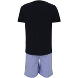 Tommy Hilfiger Underwear Pižame & Spalne srajce SS WOVEN PJ SET PRINT Modra | Shoptok.si