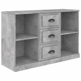 Maison Chic Komoda - Predalnik betonsko siva 104,5x35,5x67,5 cm inženirski les, (21719331) Cene