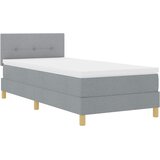 s opruga kutije Svijetlo siva 90 x 190 cm tkanina | shoptok.hr