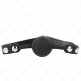 Kink Silicone Ball Gag 4cm Black | Shoptok.si