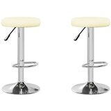 Furnova Barski stolčki 2 kosa krem umetno usnje, (21948848) | Shoptok.si